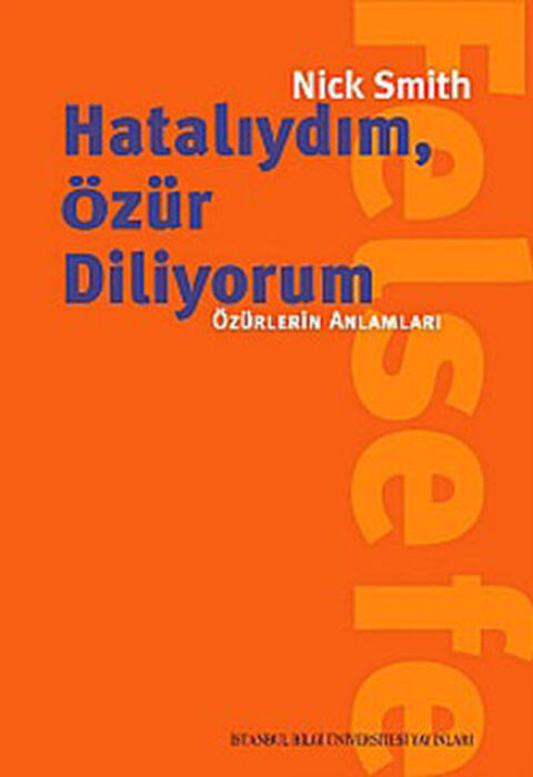 Hatalıydım, Özür Diliyorum — kapak